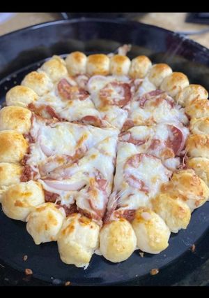 صورة لوصفة بيتزا ببروني 🍕