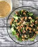 Salad rong nho sốt mù tạt mật ong