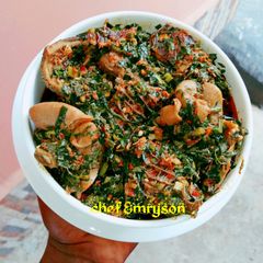 A picture of Vegetable soup.