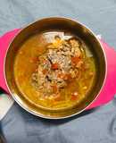 Ăn dặm: Bún riêu cua (phiên bản mì somen)