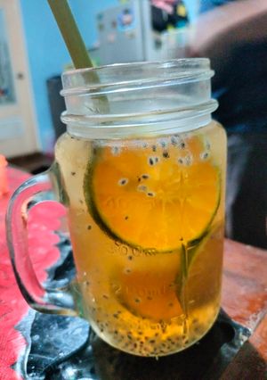 Foto resep Lemon Tea Grass Plus Madu 🍋‍🟩