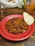 Frijoles ala mexicana con chorizo