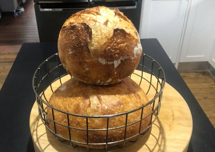 Simple Way to Make Any-night-of-the-week 24 hour sour dough so easy