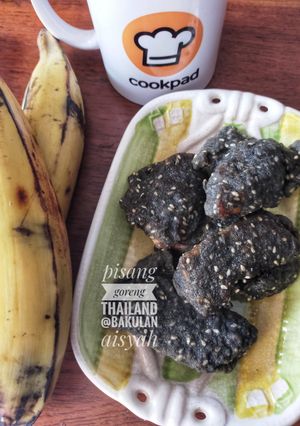 Foto resep Pisang goreng hitam thailand