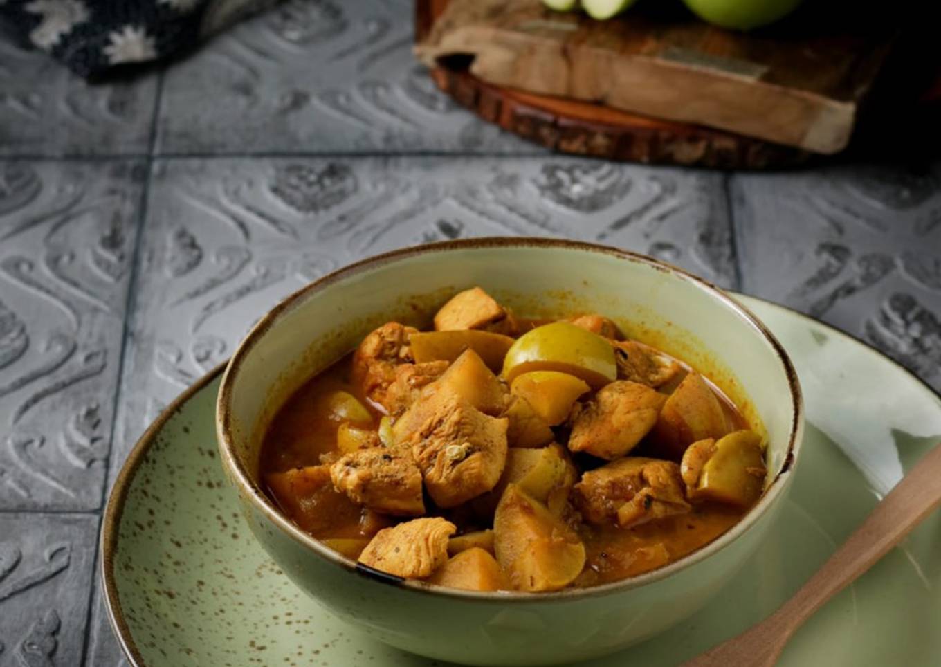 Kari Ayam apel Malang