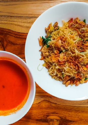 Foto resep 10. MIE BALAP DENGAN KUAH PEDAS