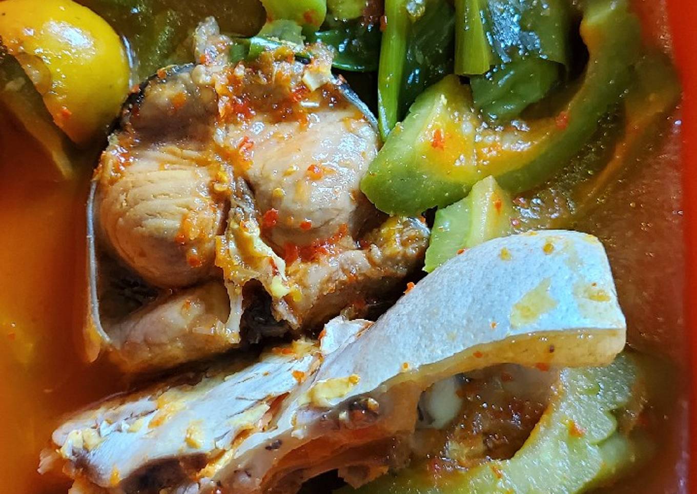 Resep Asam pedas patin dan pare Ala Dapoermadam, Lezat