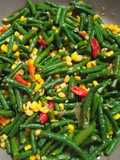 Tumis Kacang Panjang dan Jagung Manis