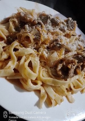 Una foto de Fideos caseros 👩🏻‍🍳🤤