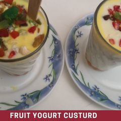 A picture of Fruit Yogurt Custard.