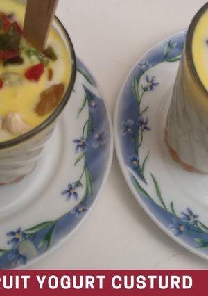 A picture of Fruit Yogurt Custard.