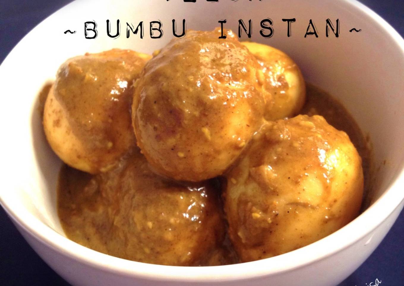 Rendang Telur ~ Bumbu Instan~