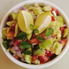 A picture of Kachumar Salad 🥗🥗.