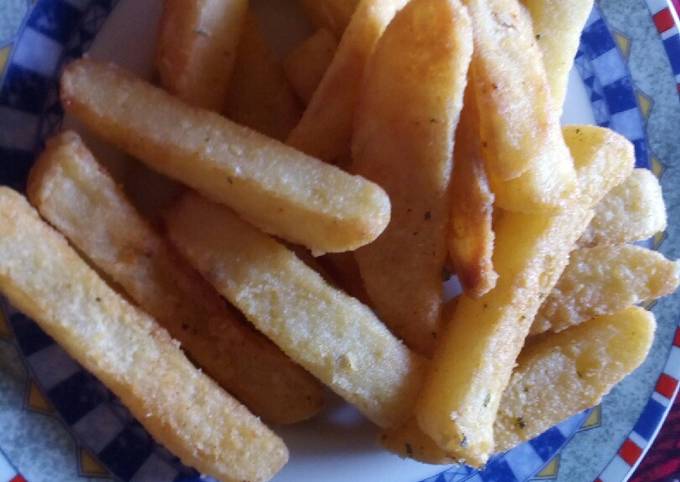 Bagaimana Membuat Kentang goreng crispy Anti Gagal