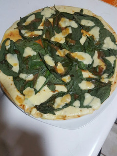 Una foto de Pizza especial margarita