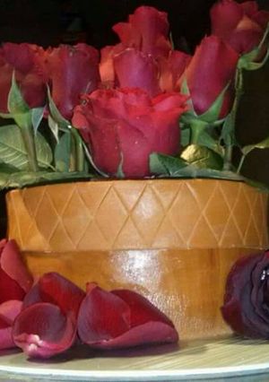 Una foto de Pastel decorado con fondant