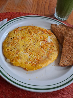 Una foto de Tortilla de huevo con zanahoria