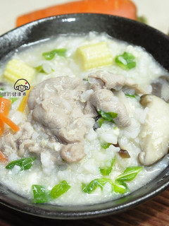 蔬菜肉片粥 的食譜成品照片