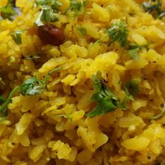 Kanda poha A picture of Kanda poha.