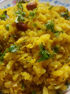 A picture of Kanda poha.