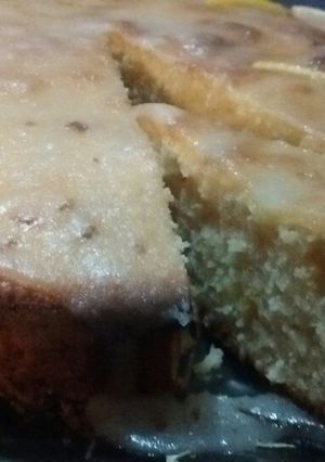 Una foto de Zitronenkuchen (torta de limón)