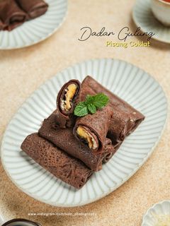 Foto resep Dadar Gulung Pisang Coklat