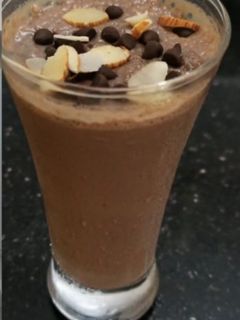 ચોકો માખાના સ્મુધી રેસીપી મુખ્ય ફોટો