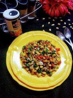 मूंगफ़ली मसाला चाट (mungfali masala chaat recipe in Hindi) रेसिपी मुख्य फोटो