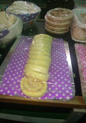 Una foto de Pionono de jamón cocido y queso