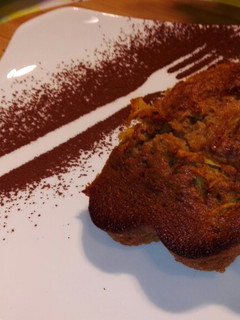 Una foto de Tarta de zanahoria manzana