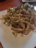 Fettuccine a la alfredo con pollo