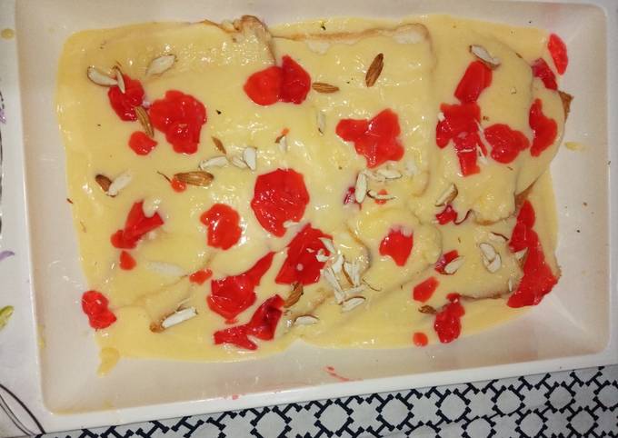 Simple Way to Prepare Jamie Oliver Bread custard