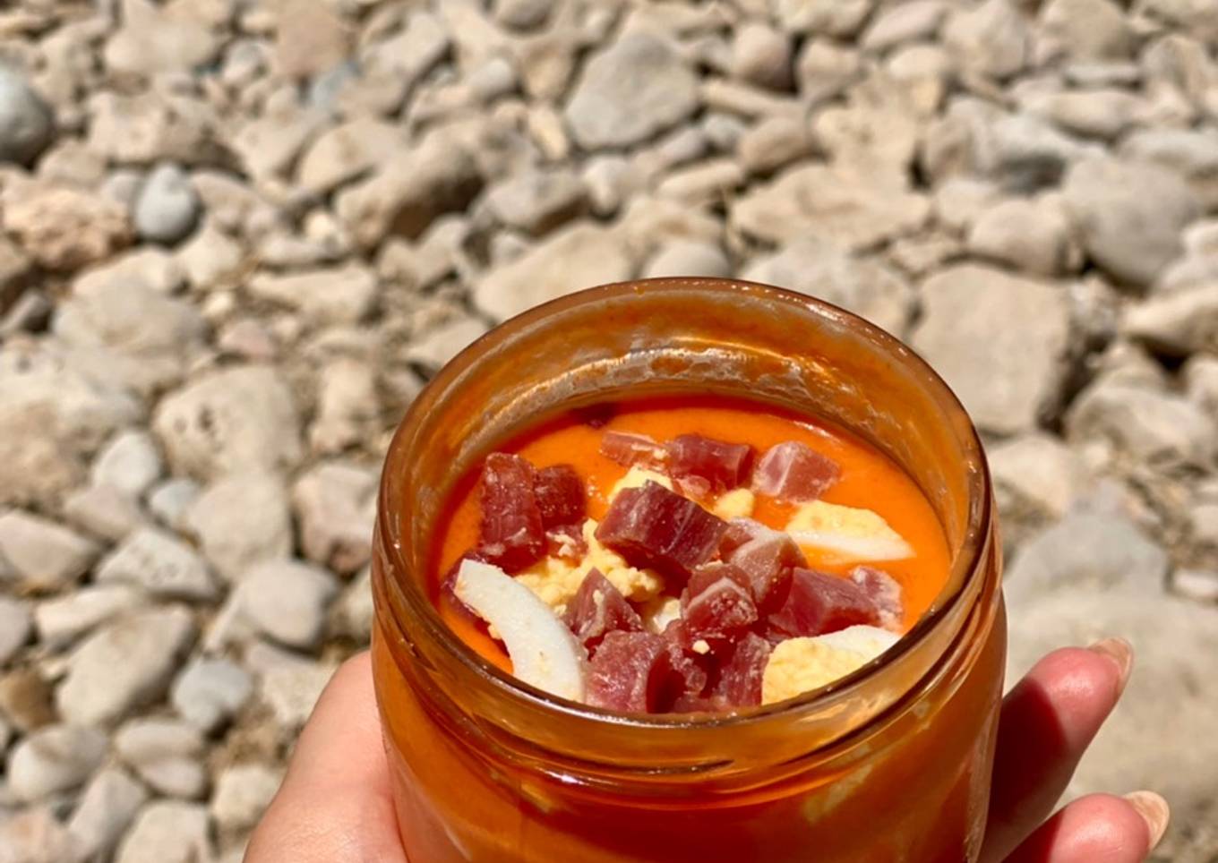 Salmorejo cordobés sin pan