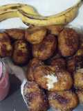 Empanadas de plátano rellenas de manjar blanco