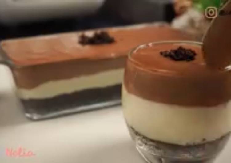 Cara mudah Menyiapkan Dessert oreo, Enak Banget