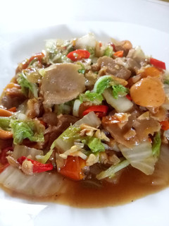 Foto resep Tumis Sawi Putih Mix Bakso Sapi & Sosis