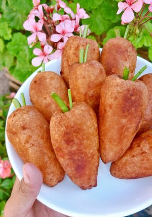 Hình của món Bánh cà rốt chiên.