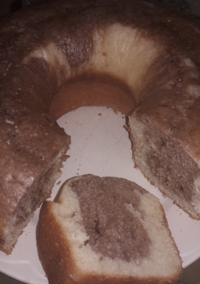 Una foto de Budín marmolado Fácil