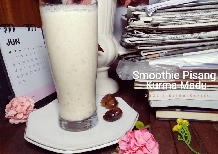 Smoothie Pisang Kurma Madu