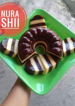Foto resep Puding lapis(Debm)