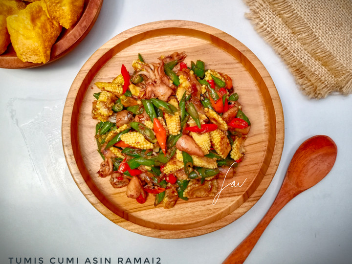 Cara Memasak Tumis Cumi Asin Ramai2 Enak