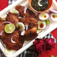 Lahori fish fry A picture of Lahori fish fry.
