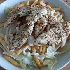 A picture of Greek Chicken.
