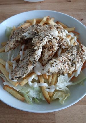 A picture of Greek Chicken.