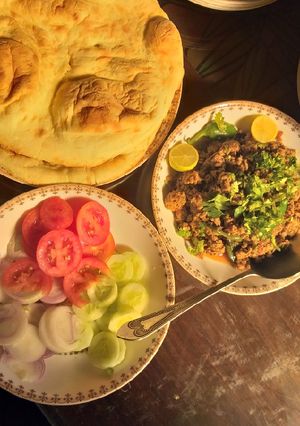 A picture of Bhona qeema.