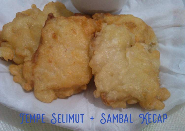 Tempe selimut + sambal kecap