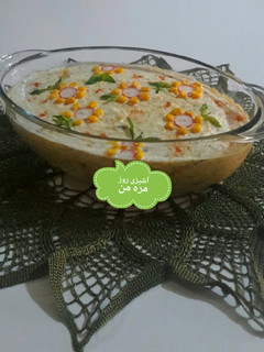 عکسی از دستور سالاد الویه