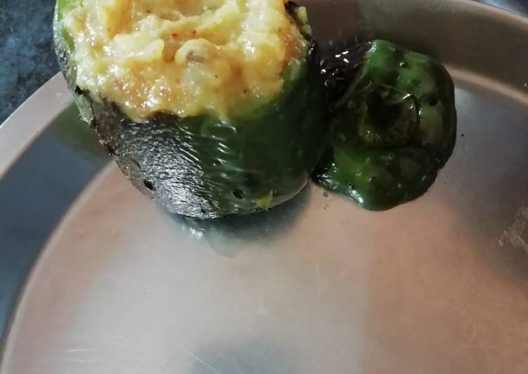 Recipe of Speedy Stuffed capsicum