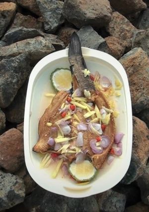 Foto resep Cacapan Hampalam Limau Kuit Garih Haruan