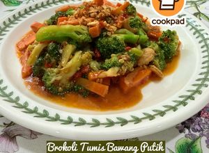 Gambar 👩‍🍳 Brokoli Tumis Bawang Putih